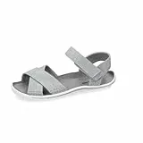 Dockers by Gerli Damen Klassische Sandalen, Frauen Sandalen,Badesandalen,Wasserschuhe,Aquaschuhe,Klettverschluss,hellgrau,38 EU