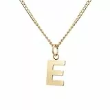 GD GOOD.designs Halskette mit Buchstaben Anhänger E Edda Eike Eileen Elena Elina Elisa Elise Ella Emilia Emily Emma Erika Eva Evelyn Edwin Egon - Valentinstag-Geschenk für Sie und Ihn