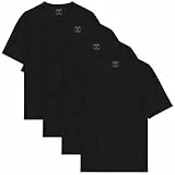 Smart Sir T-Shirt Herren 4 Pack | aus 100% Baumwolle | Einfarbig Shirts Basic Shirt Kurzarm | T-Shirt Männer