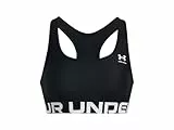 Under Armour Damen Ua Hg Mid Branded Sport-BH, Schwarz, S EU