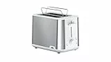 Braun PurShine Toaster HT1510 WH – Doppelschlitz-Toaster, 8 Röstgrade, Aufwärm- & Auftaufunktion, Ausziehbare Krümelschale, 900 Watt, Weiß