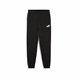 PUMA Herren ESS No. 1 Logo Sweatpants TR cl Gestrickte Hosen, PUMA Black, XL