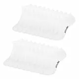 JACK & JONES Unisex Herren Damen Sneaker Socken Jacbon Short Socks 10 Paar, Farbe:Weiß, Größe:43-46, Artikel:-white