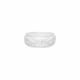 blomus -LITO- Bowl | Obstschale aus hochwertigem Stahl | Dekoschale mit Streben in Weiß | Größe M | 9,5H Ø 25 cm