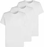 Calvin Klein Herren T-Shirts Kurzarm Rundhalsausschnitt, Weiß (White), M
