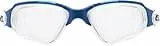 Cressi Clear Eyes Silikon-Schwimmbrille - Ergo-Sitz zum Schwimmen - Antibeschlag für Triathlon - UV-Schutz Schwimmbrille Damen & Herren - Klar/Blau Klar Klare Brillengläser - Einheitsgröße