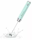 Maestri House Wiederaufladbarer Milchaufschäumer, Tragbarer Elektrischer Schaummacher aus Edelstahl, Wasserdicht, Abnehmbarer Schneebesen, Getränkemixer für Lattes, Ohne Ständer, LunaFro NS
