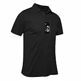 MEETYOO Taktisches Poloshirt Herren, Outdoor Kurzarm Poloshirt Männer Schnelltrocknend AtmungsaktivSport Shirts für Taktische Wandern