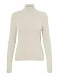VERO MODA Damen Vmhappiness Ls Rollnk Pullove Ga Noos, Birch, L