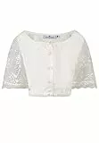Stockerpoint Trachtenkids Mädchen Kinderdirndlbluse Libby Dirndlbluse, Creme, 92 EU