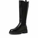 Tamaris Damen Stiefel Leder schwarz 39