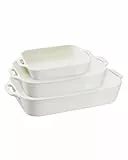 Staub Auflaufform Set 3-tlg weiß