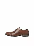 Jack & Jones Herren Jfwraymond Leather Noos Anzugschuhe, Cognac, 45 EU