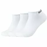 Skechers Socks Herren SK43022 Füßlinge, Weiß (White 1000), (Herstellergröße: 39/42) (3er Pack)