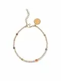 SINGULARU - Glam Armband. Edelstahl mit 18 Kt Vergoldeter Beschichtung und Kristalle. Schmuck für Damen.