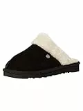 s.Oliver Damen Pantoffeln zum Reinschlüpfen Flauschig, Schwarz (Black), 40 EU