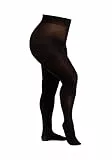 Camano Damen Strumpfhose 60 DEN Curvy Reißfest und langlebig Besonders gute Dehnung seiden matter Look Bequeme Passform und Komfortbund 1er Pack 52/54 black