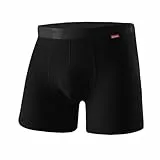 Löffler Herren Hr. Boxershorts Transtex Light Unterhose, Schwarz, 50 EU