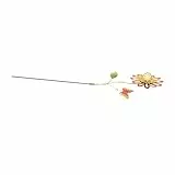PAMINGONO Gartendeko-pfähle Hofdekorationen Leuchtende Blumenpfähle Metall-außendeko Für Gartendekoration