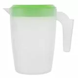 Cabilock Mit Deckel 2L Für Kühlschrank Saftkrug Getränkekrug Auslaufsicher Für Kaltes Wasser Eistee Und Mehr Ideal Für Zuhause Und Partys