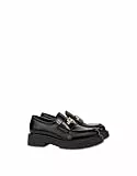 Love Moschino JA10404G1NJD0000, Schnürschuhe für Damen, Schwarz, 36 EU, Schwarz, 36 EU
