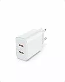 USB C Ladegerät, 40W 2Port Schnellladegerät für iPhone 16 15 14 Pro Max 13 12 11 SE 8 7 6, Samsung, Handys,iPad,Kopfhörer Netzteil MagSafe netzstecker USB stecker iPhone Ladegerät PD3.0 Power Adapter