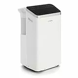 Bosch Cool 5100 Mobiles Klimagerät - 3-in-1 Klimaanlage, Luftentfeuchter, Ventilator - 3,4 kW für Räume bis zu 46 m² - Mit Auto-Modus, Silent-Modus & Sleep-Modus