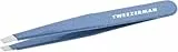 TWEEZERMAN Pinzette (Handgeschliffene Schräge Spitzen, Augenbrauen zupfen, Profi-Qualität, Rostfreier Edelstahl), Granite Sky