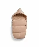 Elodie Details Fußsack Babyschale - Universaler Winterfußsack für Babyschale, Warmer & Wetterfester Babyfußsack für Neugeborene, Waschbarer Autositz Fußsack mit Kapuze - Pink Bouclé