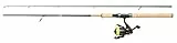Abu Garcia Cardinal PRO Spinnruten- und Rollen-Combo - Spinn-Wurfköder-Set für das Raubfischangeln - Barsch, Forelle, Black/Gold