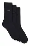 BOSS Herren 3P RS Uni CC Dreier-Pack mittelhohe Socken aus Stretch-Gewebe Dunkelblau 43-46