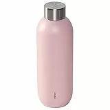 Stelton Thermosflasche Keep Cool | Thermo-Trinkflasche - Doppelwandige Isolierflasche - Moderner Design-Thermobecher für Wasser, heiße & kalte Getränke, Kaffee, Tee - 0,6 Liter, Farbe: soft Rosé