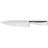 WMF Grand Gourmet Kochmesser 33,5 cm, Küchenmesser Made in Germany, Messer geschmiedet, Performance Cut, Spezialklingenstahl, Klinge 20 cm