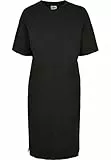 Urban Classics Damen Ladies Organic Oversized Slit Tee Dress Kleid, Schwarz, 5XL EU