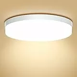 Ouyulong LED Deckenleuchte, 36W 3000K 4250LM Deckenlampe Led für Schlafzimmer, Wohnzimmer, Küche, Flur, Balkon, Esszimmer, Warmweißes Deckenleuchte,Ø 23cm