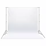 Neewer 2,8 x 4 m Fotohintergrund für Fotostudio, 2,8 x 4 m, Hintergrund aus Polyester, Hintergrund Nicht im Lieferumfang enthalten (weiß)