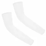 Anevous 1 Paar Armlinge Kinder,Unisex Arm Sleeve,Sommer Armstulpen,Anti UV Armschoner,Sonnenschutz Ärmel,Kompressions Armstulpe für Volleyball,Fußball,Mädchen,Jungen,Weiß,S(4-6 Jahre