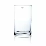 Sandra Rich Glasvase, Dekoglas CYLI Zylinder H. 25cm D. 15cm transparent Glas