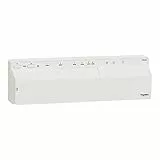 Schneider Electric Wiser Smart Home Verteilerleiste Fußbodenheizung zum Heizen/Kühlen, Steuerung manuell oder per App, Artikelnummer CCTFR6600