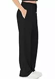 ROSS CAMP Jogginghose Damen - Baumwolle Sporthose Lang, Traininghose Laufhosen Bequeme Jogger, Sweatpants Weites Bein mit elastischem Bund Yogahose - Sch XL