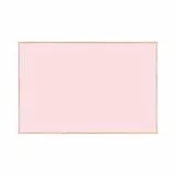 Bi-Office Magnetische Tafel Earth New Basic Peony, 58,5 x 38,5 cm, Lackierte Stahloberfläche, Naturholzrahmen