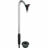 Gardena Sprinklersystem Pipeline Garten-Wasserhahn: Schwenkbarer Hahn, Anti-Splash Hahnverbinder, Regulier- und Absperrventil, Montage ohne Werkzeug (08252-20)