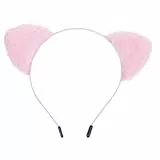 Holibanna Katzenohren Haarband Plüsch Stirnband Elastisch Rutschfest Spa Stirnband Zum Waschen Des Gesichts Hautpflege Damen Haarband Für Make-up Und Zuhause