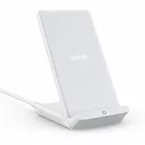 Anker 313 Induktive Ladestation, Qi-Zertifiziert, Für iPhone 17/16/15/14/13/12/11, SE 2020, XR, 10W Schnellladen für Galaxy S24 (Ohne Netzteil)