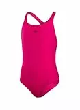 Speedo Mädchen ECO Endurance+ Medalist Badeanzug | Chlorbeständig | Recyclingmaterial | Bequeme Passform | Schwimmunterricht | Badeurlaub Badeanzug, Electric Pink, 7-8