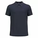 ODLO Wandershirt Herren Essential I Funktionsshirt Wandern Atmungsaktiv I Polo Shirt