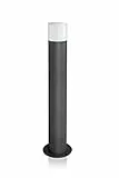 LED Universum Wegeleuchte Höhe 60cm rund anthrazit IP44 inklusive Leuchtmittel E27 austauschbar | Gartenlampe Pollerleuchte Außenstehleuchte Sockelleuchte Wegbeleuchtung Terrasse