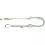 Trixie V-Leine Soft Rope, L-XL, 2 m /13 mm, Salbei - verstellbare Hundeleine für große Hunde aus gewebtem Tau, 3-Fach längenverstellbar - 1985316