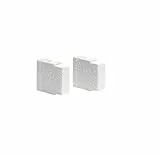Hager Endkappe KZN023 f. 3Phasenschiene (10er Set) - Kunststoff - Endkappe für Phasenschiene