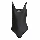 adidas Damen U-Back Swimsuit, Black/White, 38